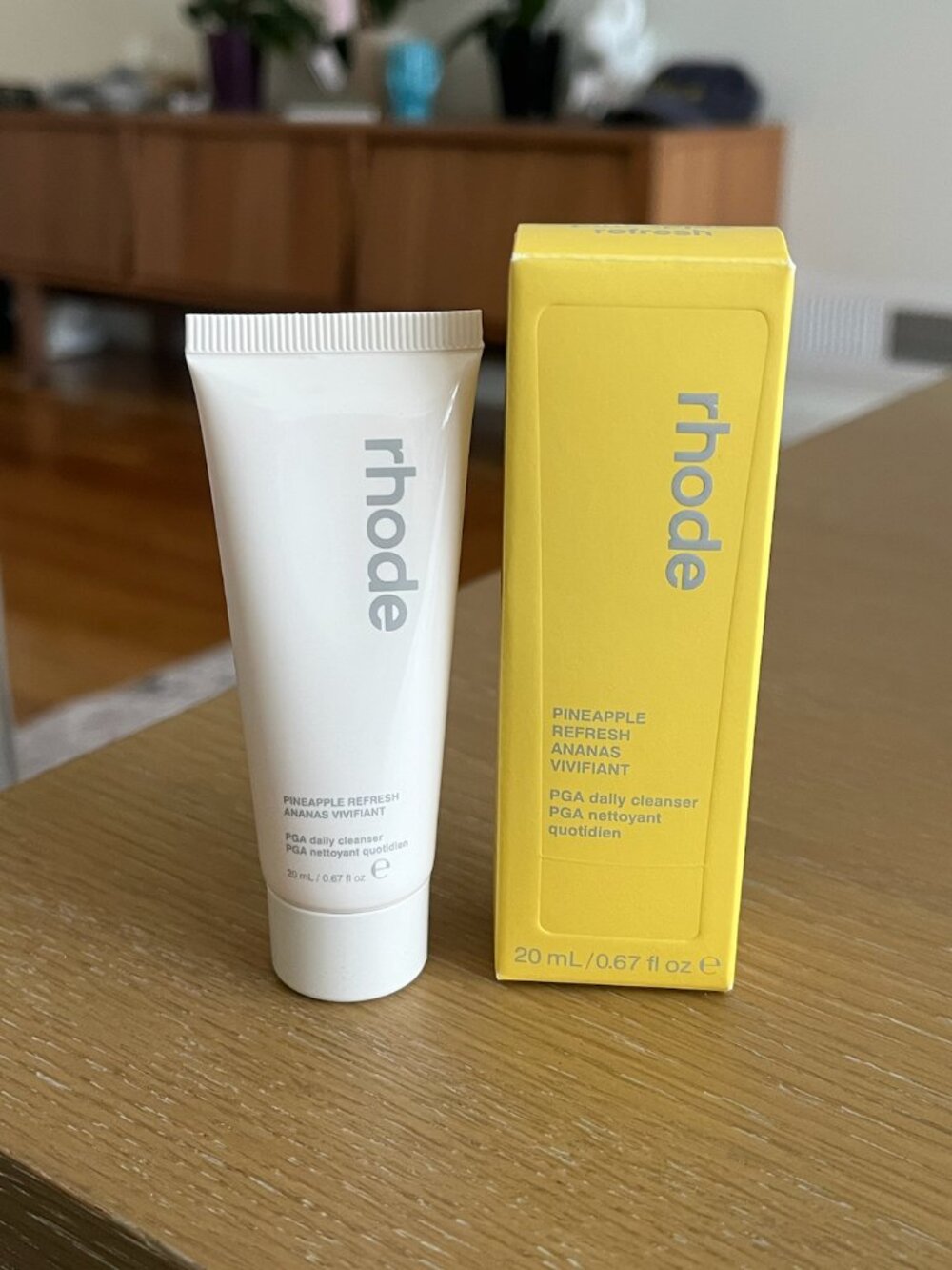 Rhode Pineapple Refresh Cleanser Hydrating Gentle Face Wash 20ml/.67 fl oz